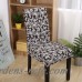 Universal silla cubierta Spandex flor impresión Protector del estiramiento elástico extraíble Slipcovers para comedor Oficina ali-40866557